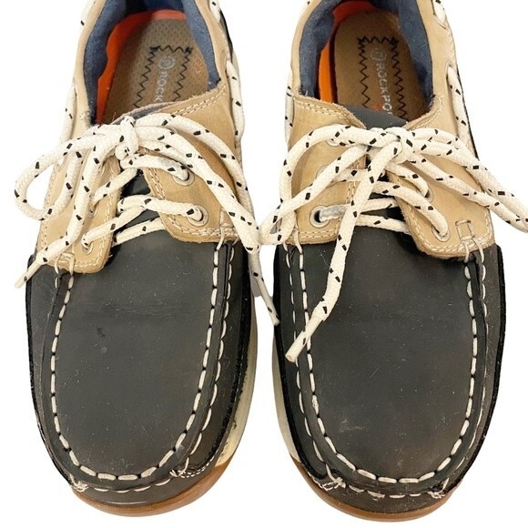 Rockport Works Women’s Sailing Club Slip Resistant Steel Toe Work Shoes Size 8 - Picture 3 of 11